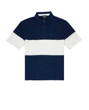A.P.C. A.P.C. PARIS KENNETH POLO SHIRT MARINE