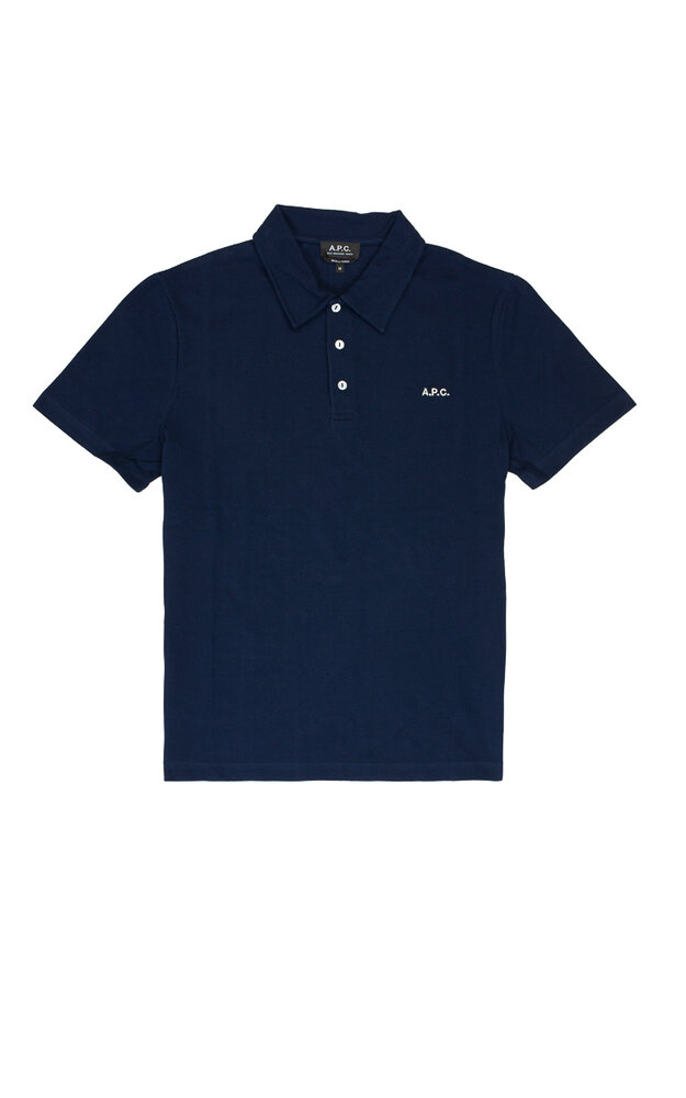 A.P.C. A.P.C. PARIS CARTER POLO SHIRT MARINE A.P.C. A.P.C. PARIS CARTER POLO SHIRT MARINE