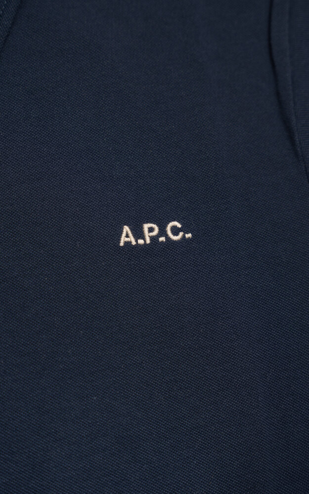 A.P.C. A.P.C. PARIS CARTER POLO SHIRT MARINE A.P.C. A.P.C. PARIS CARTER POLO SHIRT MARINE