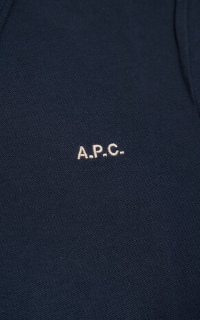 A.P.C. A.P.C. PARIS CARTER POLO SHIRT MARINE A.P.C. A.P.C. PARIS CARTER POLO SHIRT MARINE