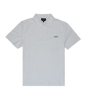 A.P.C. A.P.C. PARIS CARTER POLO SHIRT WHITE