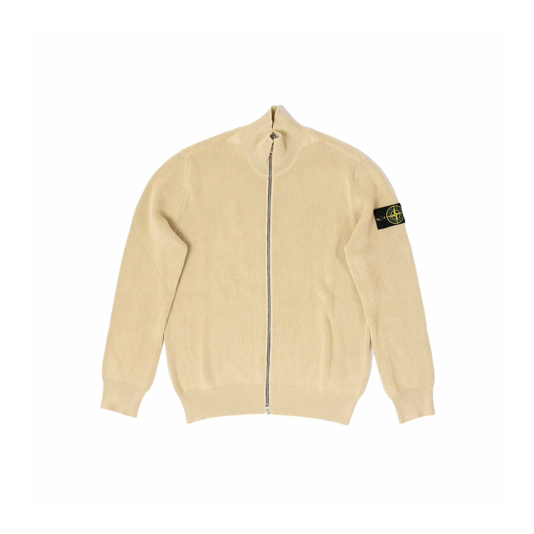 STONE ISLAND CARDIGAN KNIT VEST BEIGE - Vic STONE ISLAND CARDIGAN KNIT VEST BEIGE - Vic