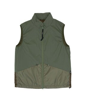 ASPESI NYLON GILET GROEN