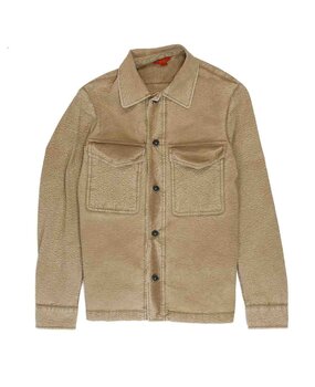 Barena Venezia BARENA VENEZIA DESCO FRONDA OVERSHIRT KHAKI