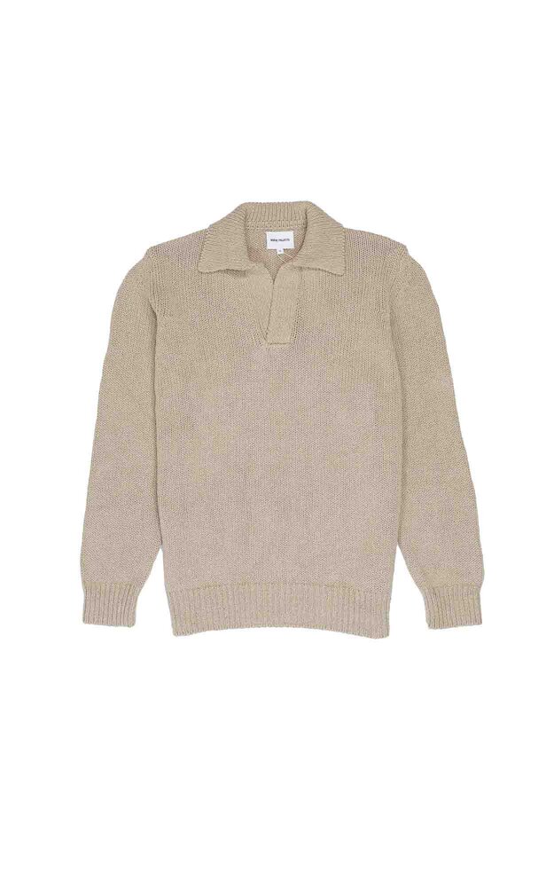 Norse Projects NORSE PROJECTS LASSE COTTON HOLIDAY PULLOVER BEIGE Norse Projects NORSE PROJECTS LASSE COTTON HOLIDAY PULLOVER BEIGE