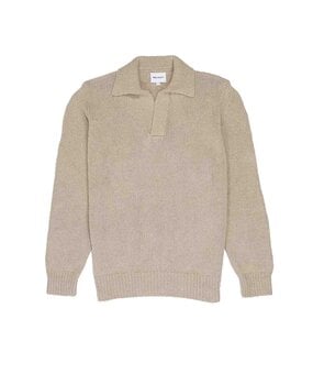 Norse Projects NORSE PROJECTS LASSE COTTON HOLIDAY PULLOVER BEIGE