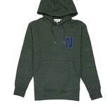NORSE PROJECTS ARNE RELAXED ORGANIC BRUSHED FLEECE LARGE N HOODIE GROEN