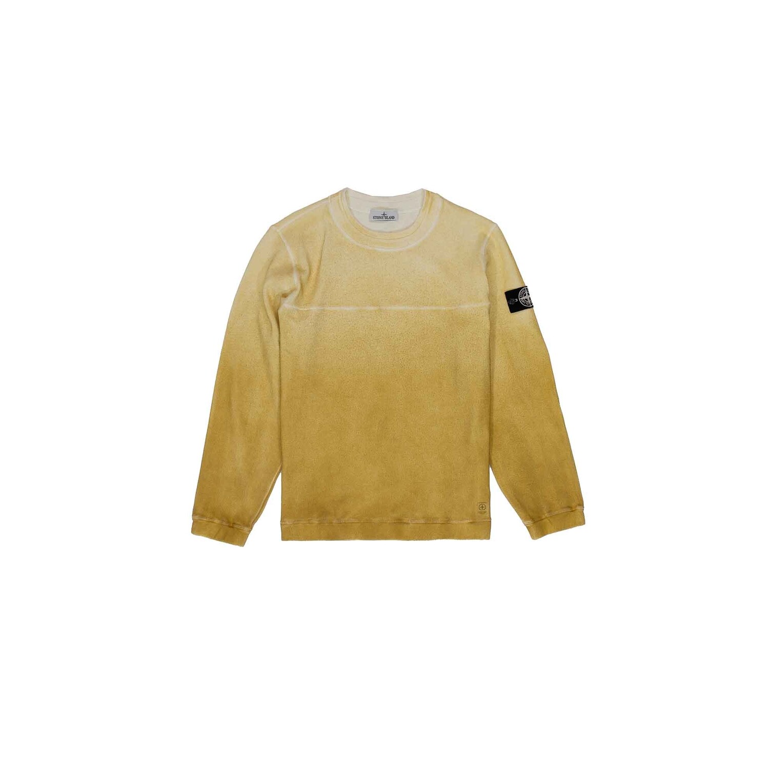 STONE ISLAND SPECIAL PROCESS CLOSED LOOP PROJECT SWEATER MUSTARD Vic