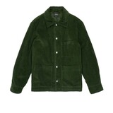 A.P.C PARIS CORDUROY OVERSHIRT GROEN