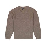 A.P.C PARIS V-NECK PULLOVER BEIGE