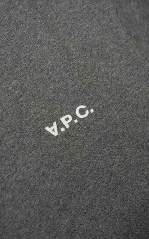A.P.C PARIS BOXY PETIT VPC T-SHIRT ANTRACIET A.P.C PARIS BOXY PETIT VPC T-SHIRT ANTRACIET
