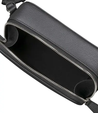 A.P.C. A.P.C. PARIS SOHO CAMERA BAG GRAIN LEATHER NEKTAS ZWART A.P.C. A.P.C. PARIS SOHO CAMERA BAG GRAIN LEATHER NEKTAS ZWART