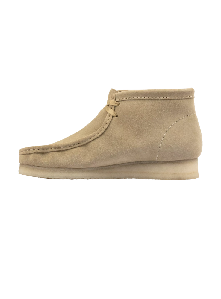 CLARKS WALLABEE BOOTS MAPLE BEIGE CLARKS WALLABEE BOOTS MAPLE BEIGE