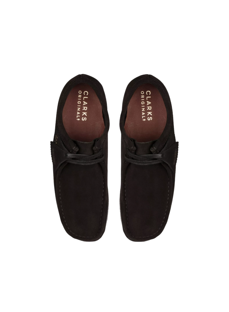 CLARKS WALLABEE SCHOENEN ZWART CLARKS WALLABEE SCHOENEN ZWART