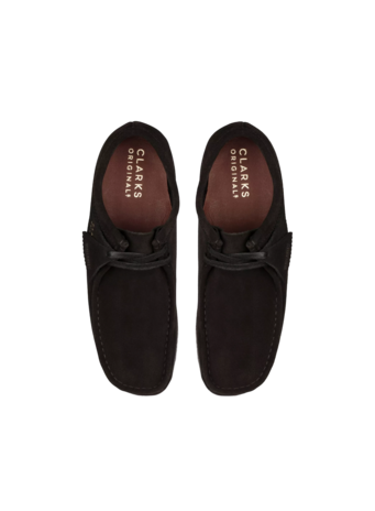 CLARKS WALLABEE SCHOENEN ZWART CLARKS WALLABEE SCHOENEN ZWART