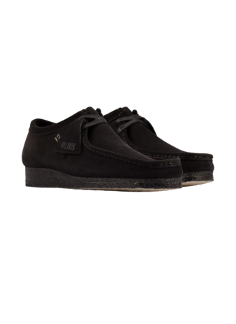 CLARKS WALLABEE SCHOENEN ZWART CLARKS WALLABEE SCHOENEN ZWART