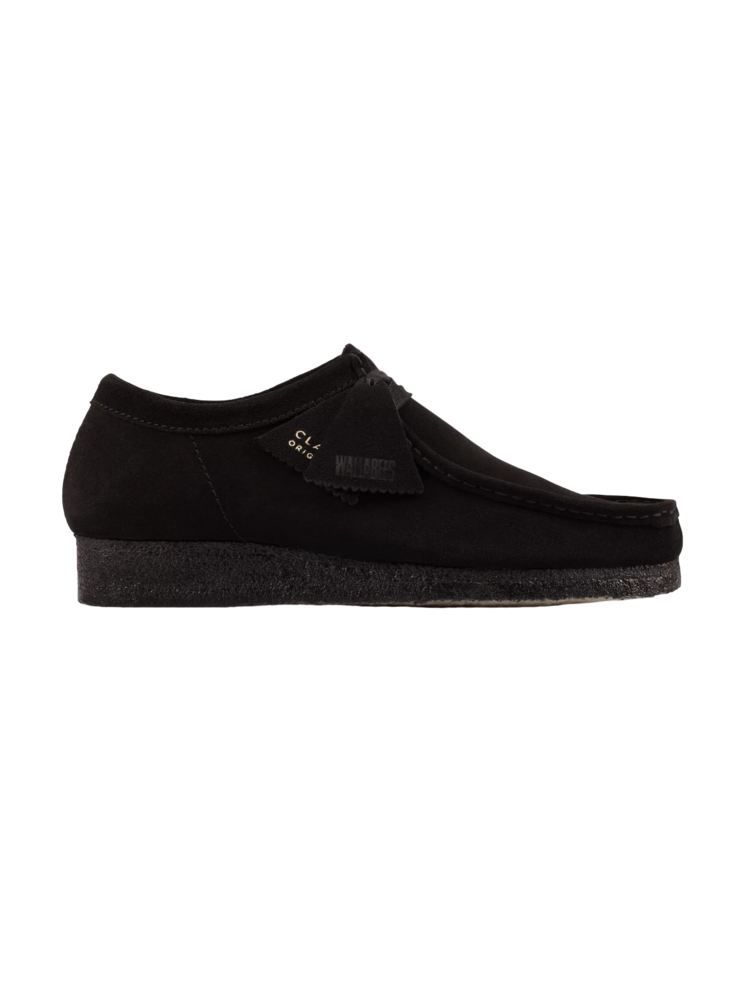 CLARKS WALLABEE SCHOENEN ZWART CLARKS WALLABEE SCHOENEN ZWART