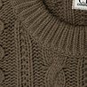 C.P. COMPANY HEAVY KNIT PULLOVER WALNUT BRUIN C.P. COMPANY HEAVY KNIT PULLOVER WALNUT BRUIN