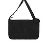 C.P. COMPANY PLAIN PAPER TOUCH SHOULDER BAG ZWART C.P. COMPANY PLAIN PAPER TOUCH SHOULDER BAG ZWART