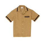 DRÔLE DE MONSIEUR TWEED SHORT SLEEVE SHIRT BEIGE