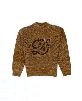 Drole De Monsieur DRÔLE DE MONSIEUR LA MAILLE TRESSÉ PULLOVER BRUIN