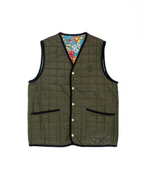 Drole De Monsieur DRÔLE DE MONSIEUR SANS MANCHE BODYWARMER KHAKI