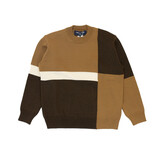 COMME DES GARÇONS HOMME COLOURBLOCK PULLOVER CAMEL