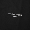 COMME DES GARÇONS HOMME LOGO T-SHIRT ZWART COMME DES GARÇONS HOMME LOGO T-SHIRT ZWART