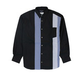 COMME DES GARÇONS HOMME PATTERN SHIRT ZWART