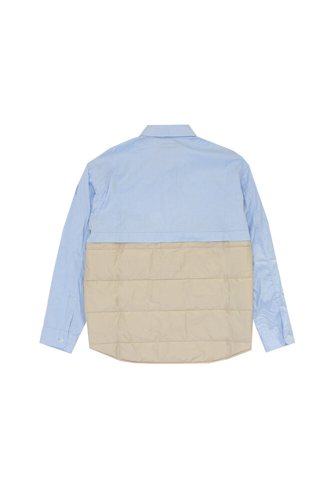 Comme des Garcons Homme COMME DES GARÇONS HOMME PADDED SHIRT SAX BLAUW