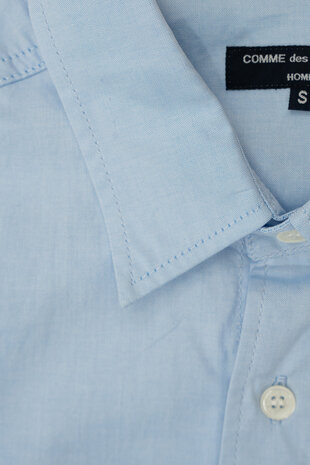 Comme des Garcons Homme COMME DES GARÇONS HOMME PADDED SHIRT SAX BLAUW