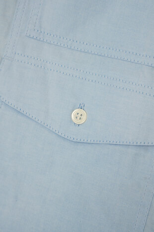 Comme des Garcons Homme COMME DES GARÇONS HOMME PADDED SHIRT SAX BLAUW