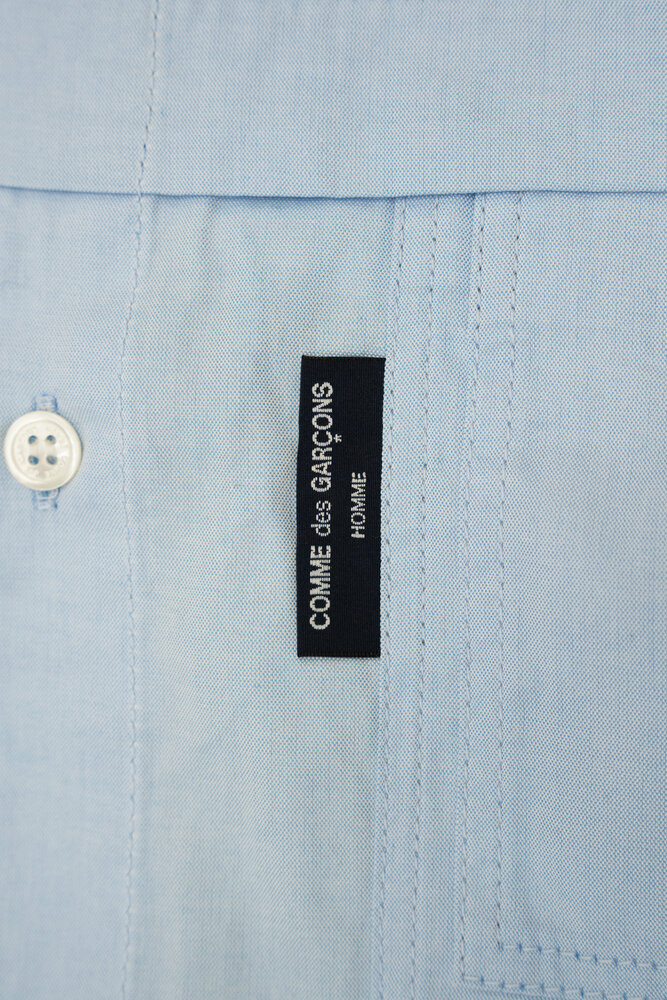 Comme des Garcons Homme COMME DES GARÇONS HOMME PADDED SHIRT SAX BLAUW