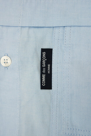 Comme des Garcons Homme COMME DES GARÇONS HOMME PADDED SHIRT SAX BLAUW