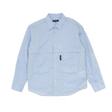 COMME DES GARÇONS HOMME PADDED SHIRT SAX BLAUW