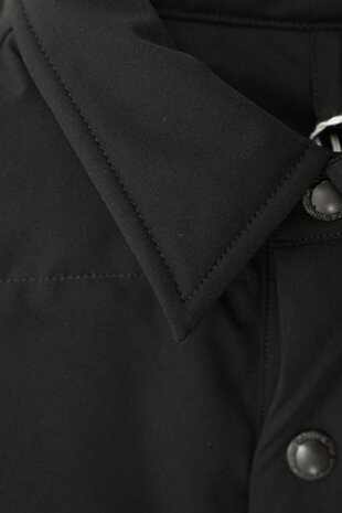 Comme des Garcons Homme COMME DES GARÇONS HOMME PADDED OVERSHIRT ZWART Comme des Garcons Homme COMME DES GARÇONS HOMME PADDED OVERSHIRT ZWART