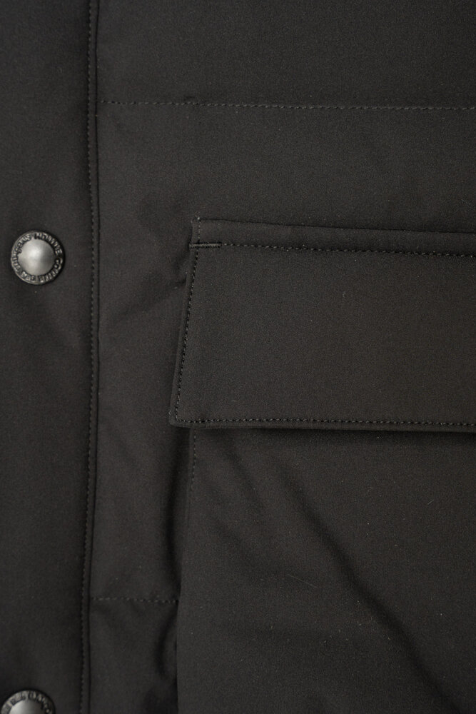 Comme des Garcons Homme COMME DES GARÇONS HOMME PADDED OVERSHIRT ZWART Comme des Garcons Homme COMME DES GARÇONS HOMME PADDED OVERSHIRT ZWART