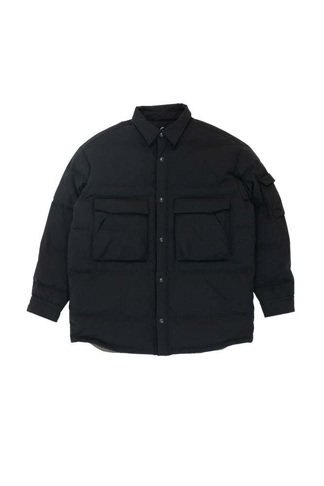 Comme des Garcons Homme COMME DES GARÇONS HOMME PADDED OVERSHIRT ZWART Comme des Garcons Homme COMME DES GARÇONS HOMME PADDED OVERSHIRT ZWART
