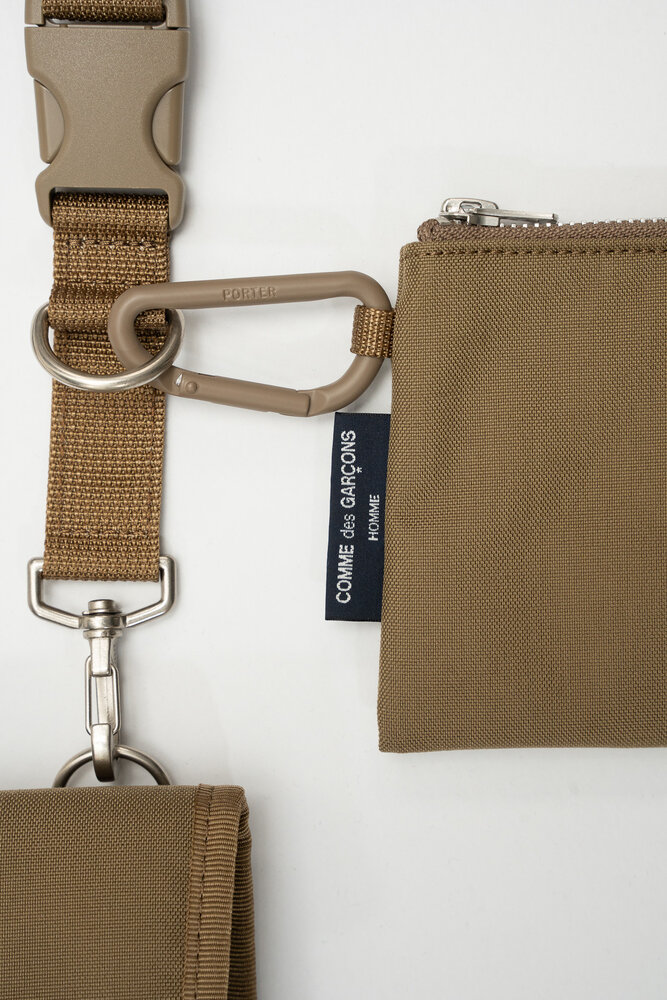 Comme des Garcons Homme COMME DES GARÇONS HOMME X PORTER YOSHIDA MINI SHOULDER BAG BEIGE