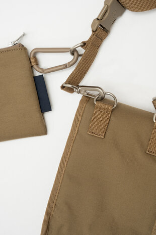 Comme des Garcons Homme COMME DES GARÇONS HOMME X PORTER YOSHIDA MINI SHOULDER BAG BEIGE