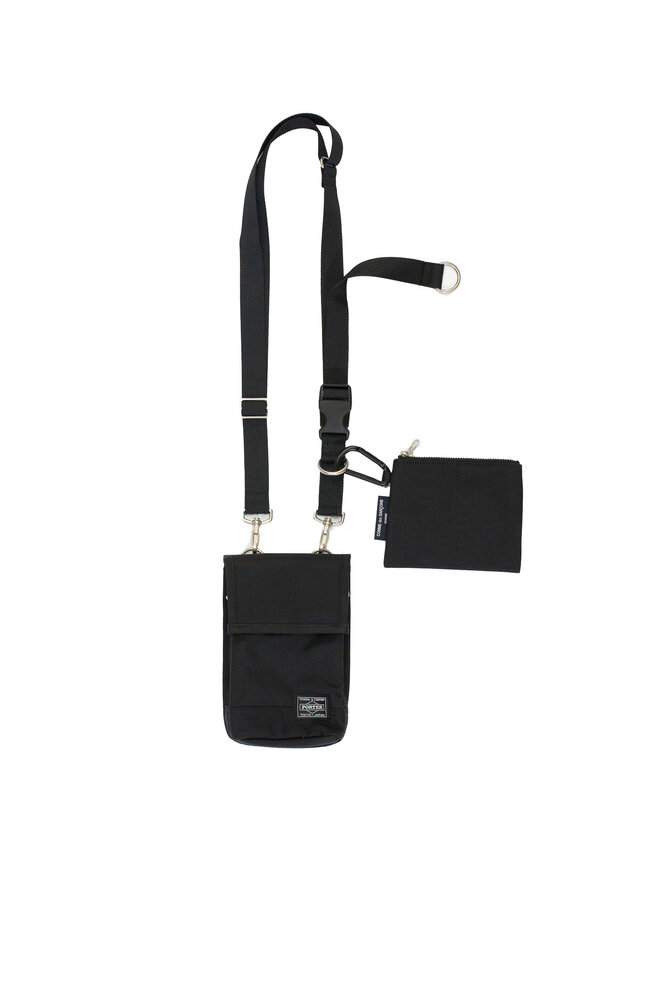 Comme des Garcons Homme COMME DES GARÇONS HOMME X PORTER YOSHIDA MINI SHOULDER BAG ZWART