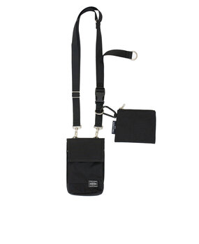 Comme des Garcons Homme COMME DES GARÇONS X PORTER YOSHIDA MINI SHOULDER BAG ZWART