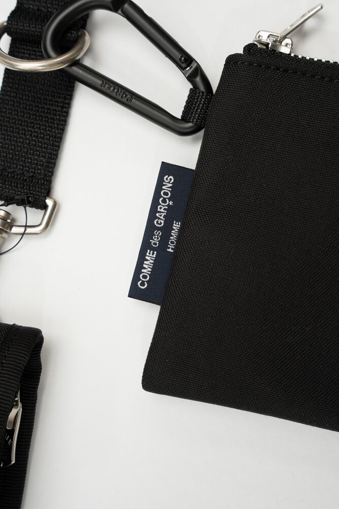 Comme des Garcons Homme COMME DES GARÇONS HOMME X PORTER YOSHIDA MINI SHOULDER BAG ZWART