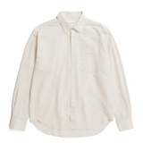 NORSE PROJECTS OLE OVERSIZED STRIPED SHIRT ECRU