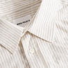 Norse Projects NORSE PROJECTS MO OVERSIZED STRIPED SHIRT ECRU