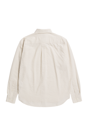 Norse Projects NORSE PROJECTS MO OVERSIZED STRIPED SHIRT ECRU