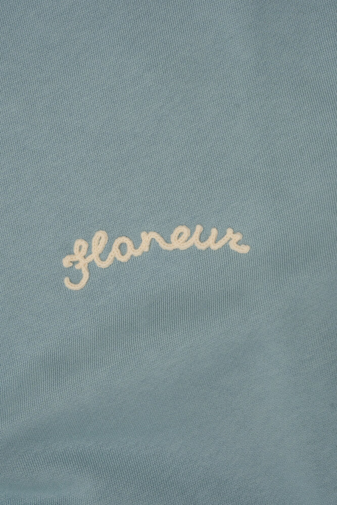 FLÂNEUR SIGNATURE SWEATER BLAUW FLÂNEUR SIGNATURE SWEATER BLAUW