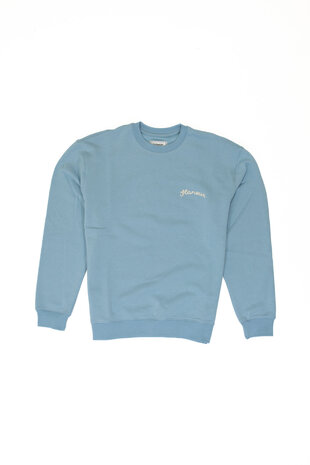 FLÂNEUR SIGNATURE SWEATER BLAUW FLÂNEUR SIGNATURE SWEATER BLAUW