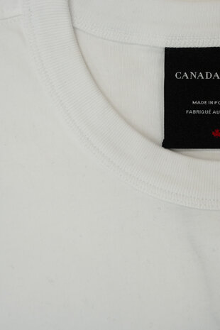CANADA GOOSE GLADSTONE RELAXED T-SHIRT WIT CANADA GOOSE GLADSTONE RELAXED T-SHIRT WIT