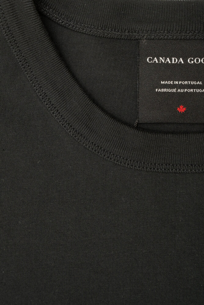 CANADA GOOSE GLADSTONE RELAXED T-SHIRT ZWART CANADA GOOSE GLADSTONE RELAXED T-SHIRT ZWART